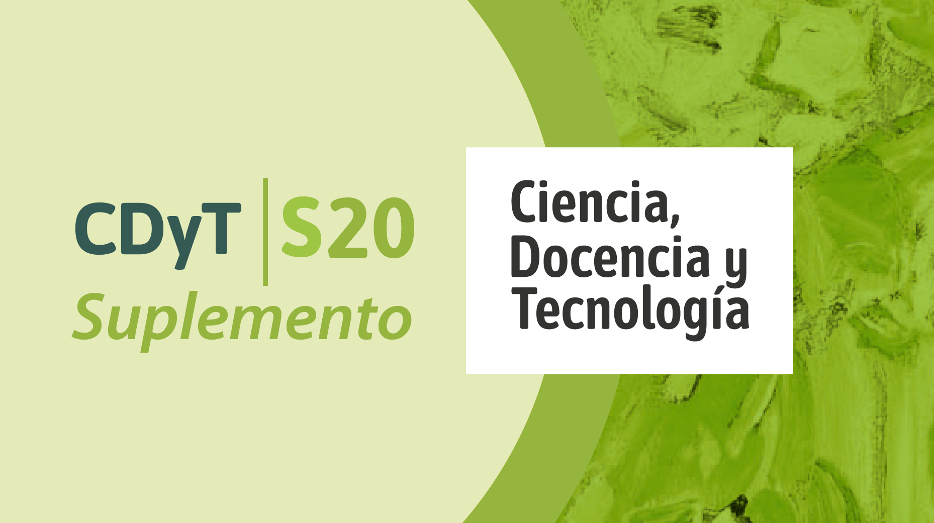 CDyT Suplemento, número 20
